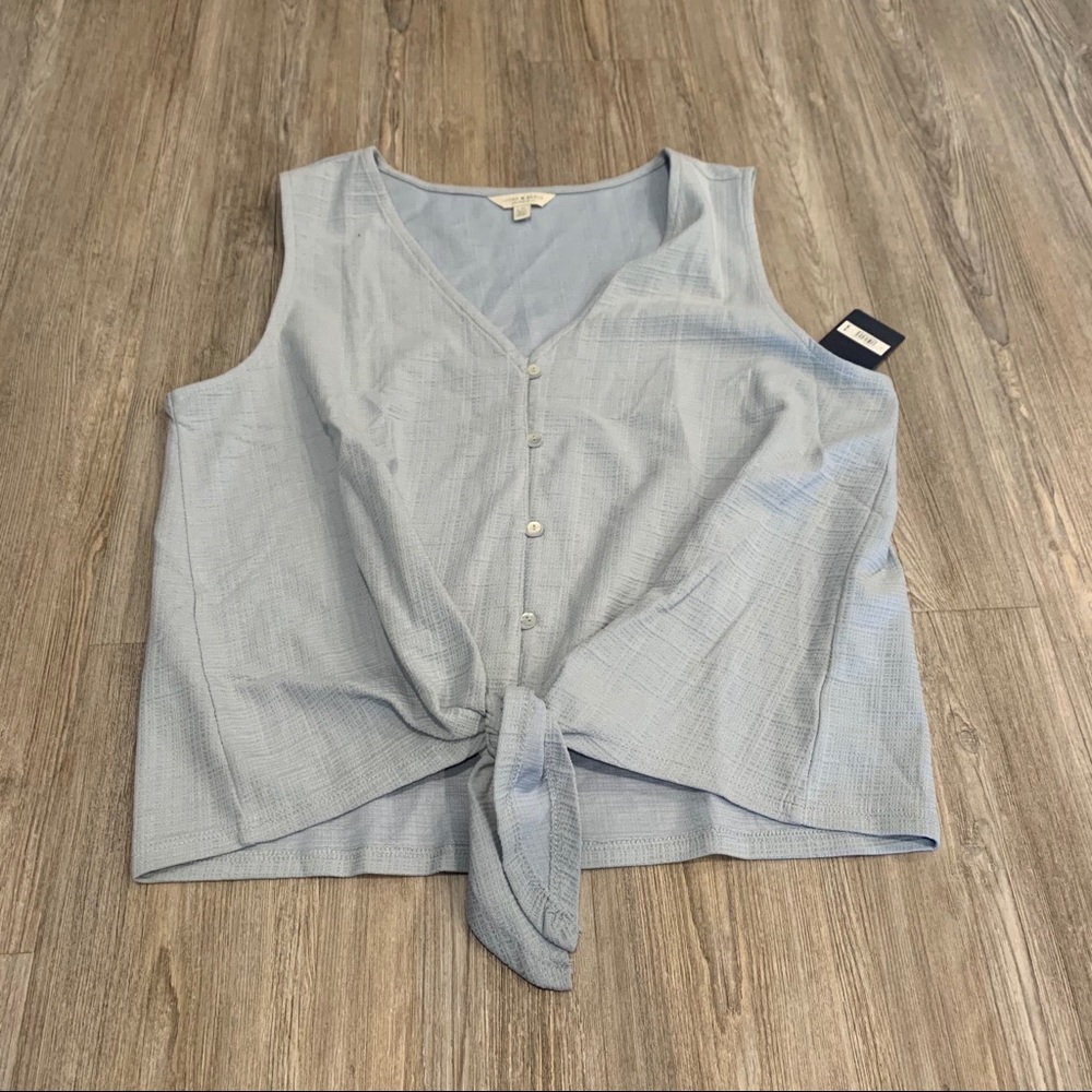Lucky brand front tie top